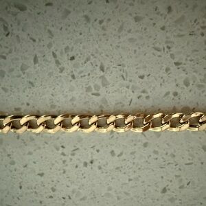 Men's Gold Chain Bracelet